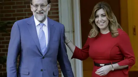 Mariano Rajoy y Susana Díaz, a las puertas de la Moncloa Mariano Rajoy y Susana Díaz, a las puertas de la Moncloa