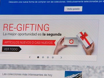 Sitio web de re-gifting en España