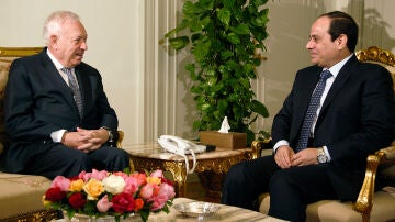García-Margallo conversa con el presidente de Egipto