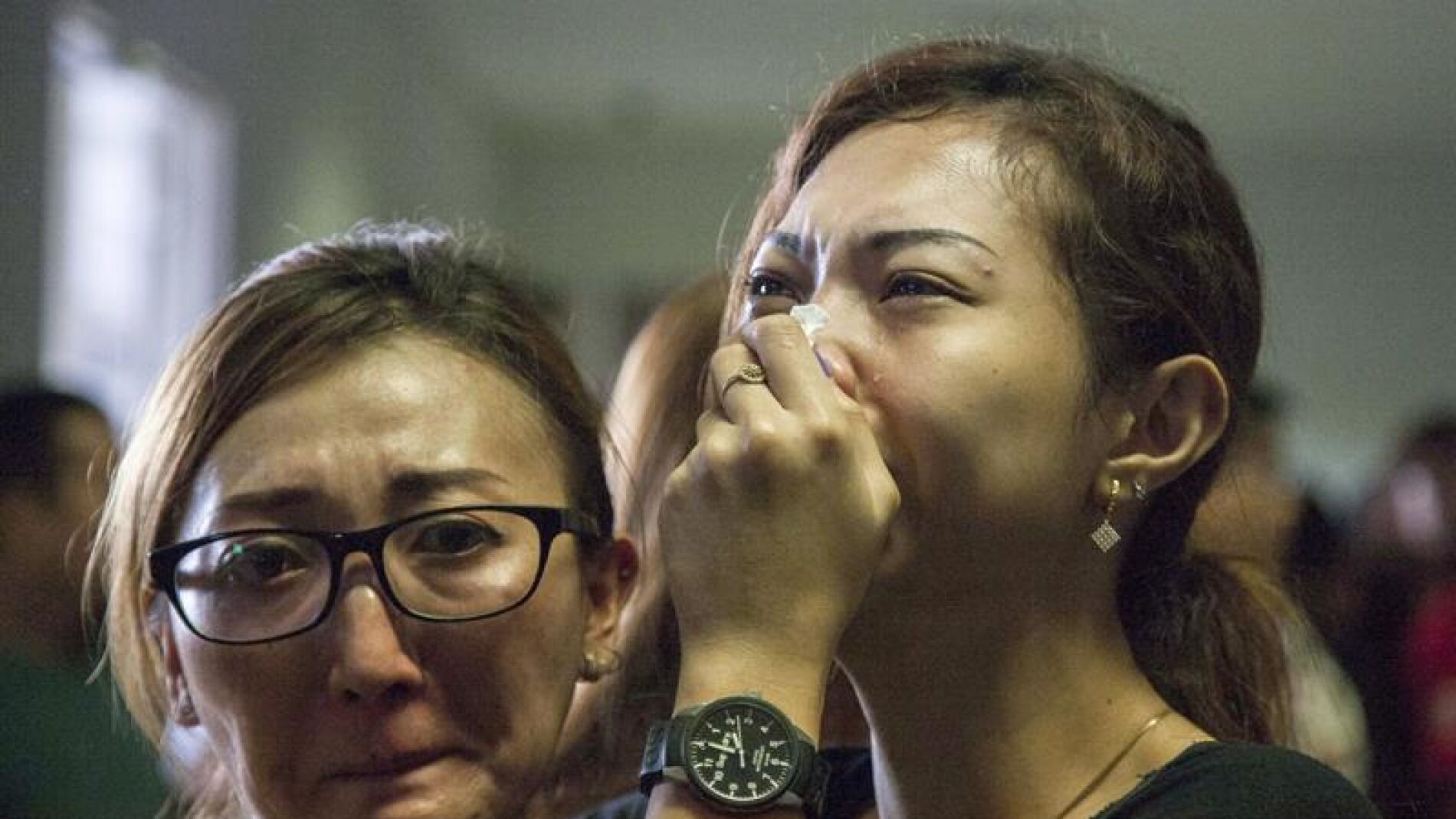 Familiares acaban de conocer la noticia de la desaparici&oacute;n