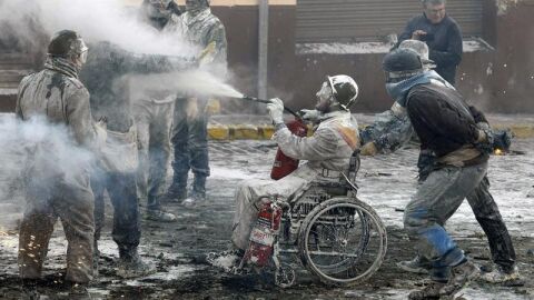 Ibi celebra la fiesta de los 'Enfarinats'