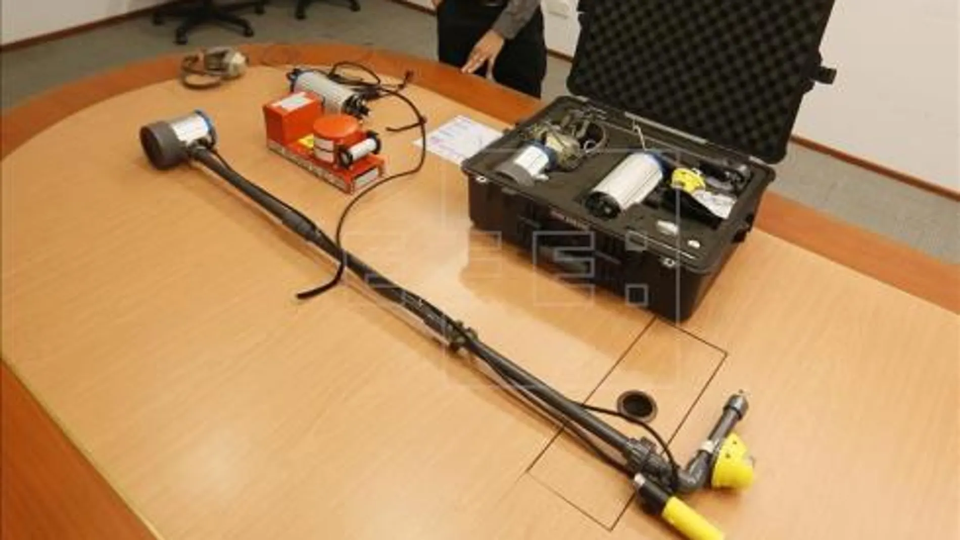 Sistema de detección acuático usado en las labores de busqueda Sistema de detección acuático usado en las labores de busqueda
