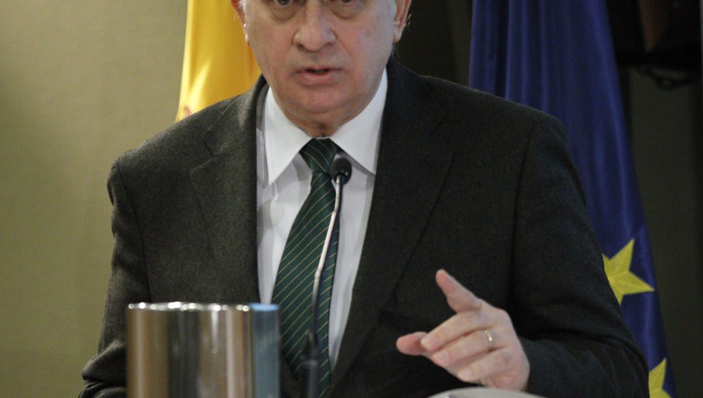 Fernández Díaz en rueda de prensa