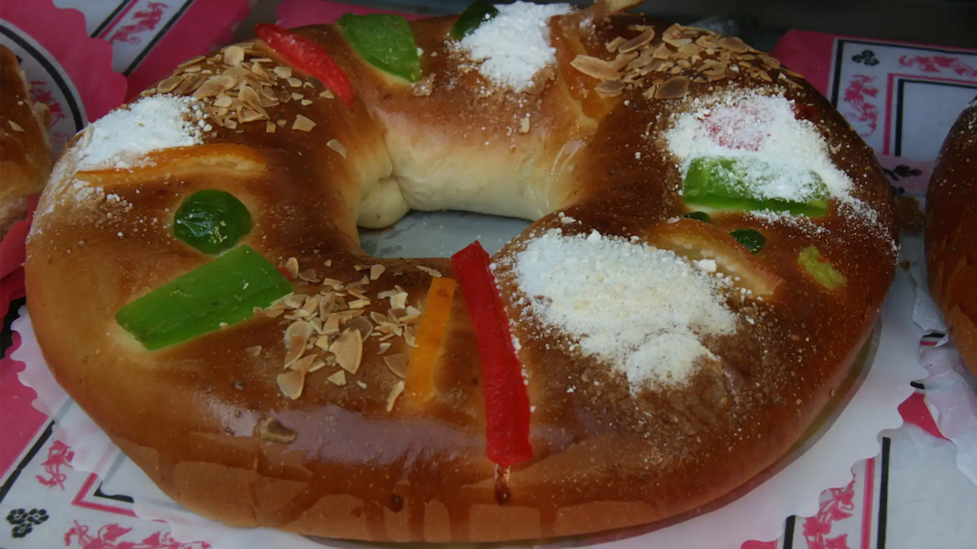 El roscón de Reyes, como debe ser.