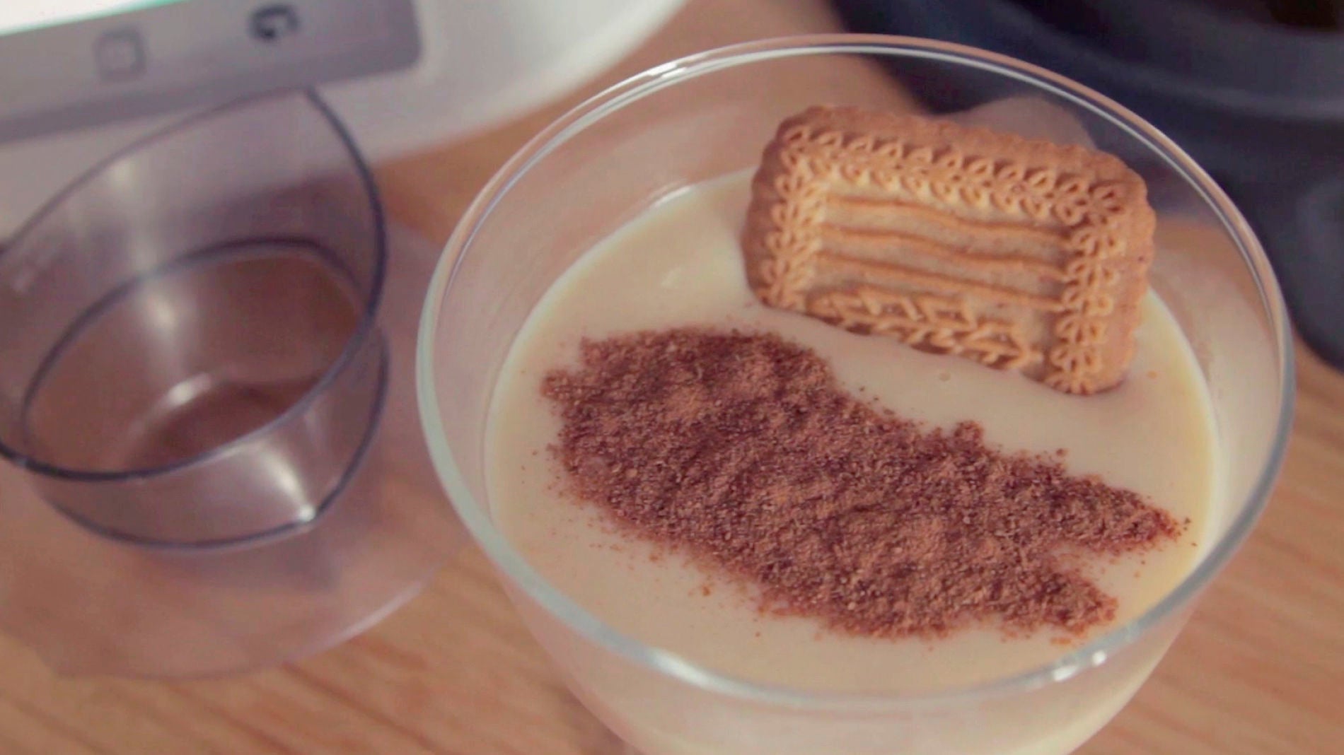 Natillas con los restos del turrón