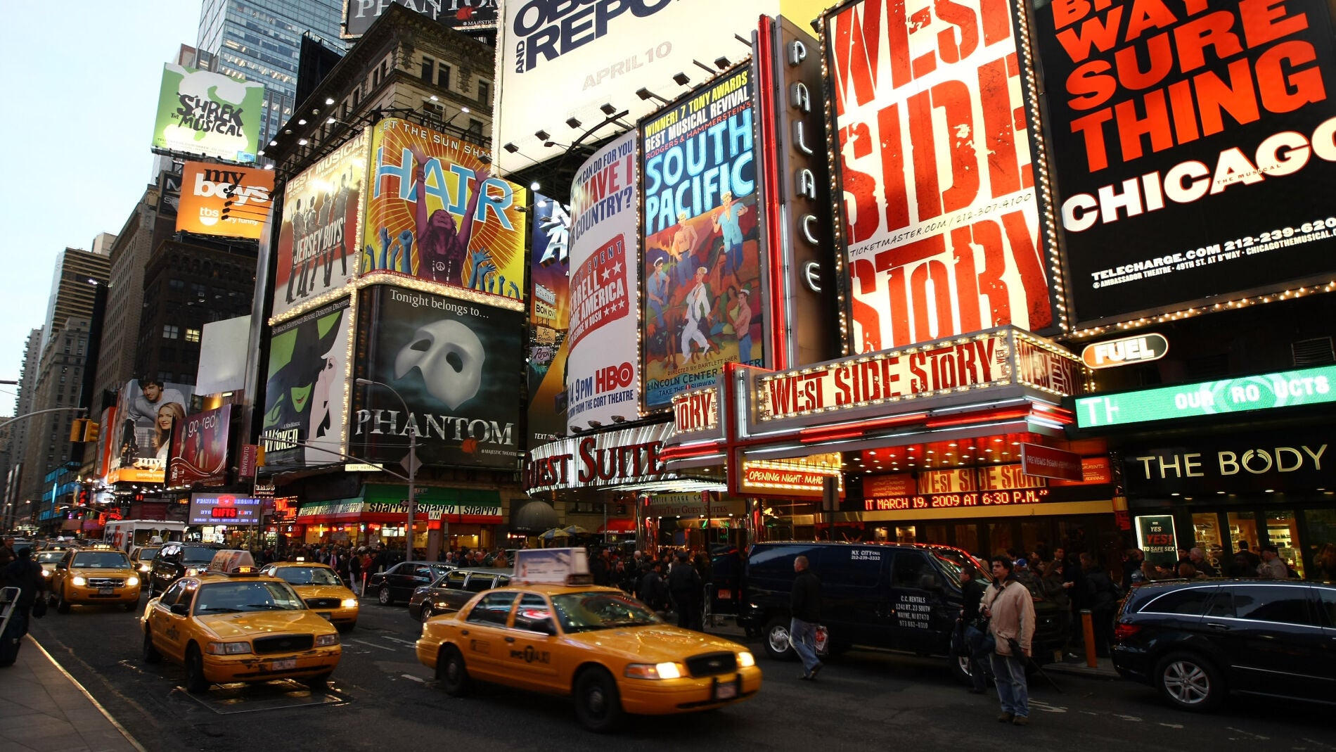 Musicales en Broadway
