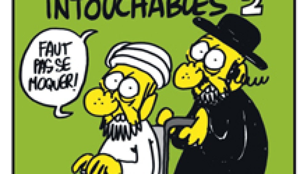 Portada con la caricatura de Mahoma.