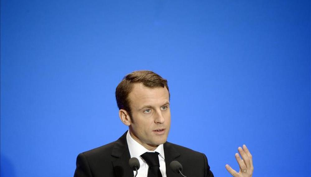 El ministro francés de Economía, Emmanuel Macron.