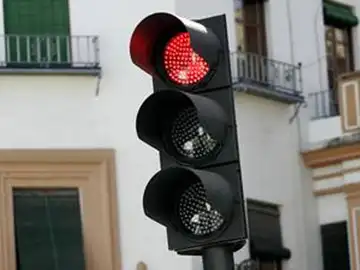 Semáforo en rojo Semáforo en rojo
