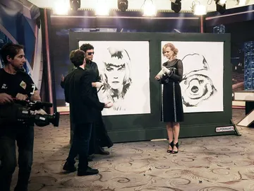 El Hombre de Negro, Nicole Kidman, Pablo Motos en El Hormiguero 3.0 El Hombre de Negro, Nicole Kidman, Pablo Motos en El Hormiguero 3.0