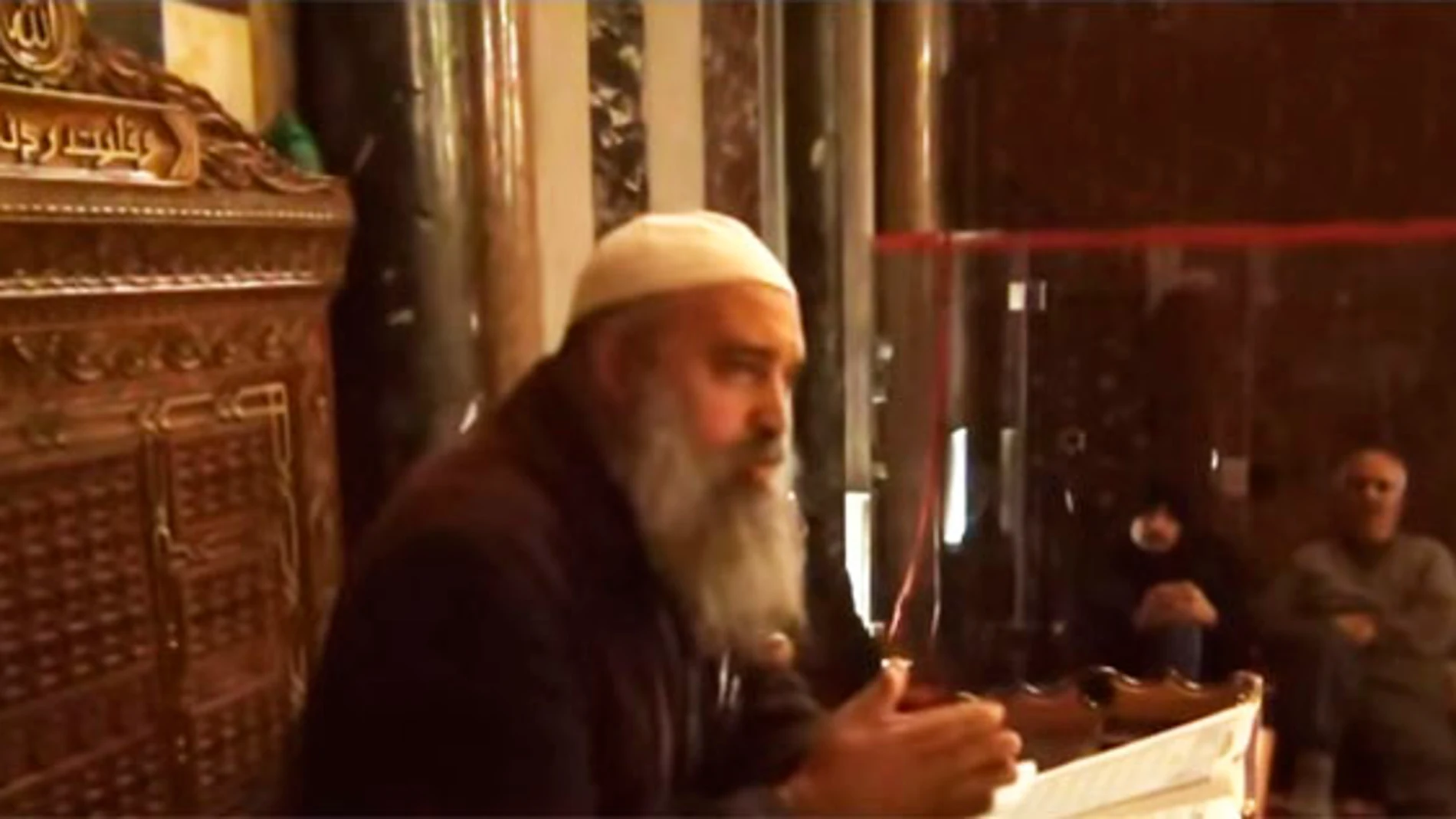 El jeque palestino Jaled Al Maghrabi. El jeque palestino Jaled Al Maghrabi.