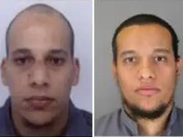 Cherif Kouachi, 32, y su hermano Said Kouachi, 34, sospechosos del ataque. Cherif Kouachi, 32, y su hermano Said Kouachi, 34, sospechosos del ataque.