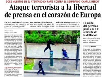 Portada de El País