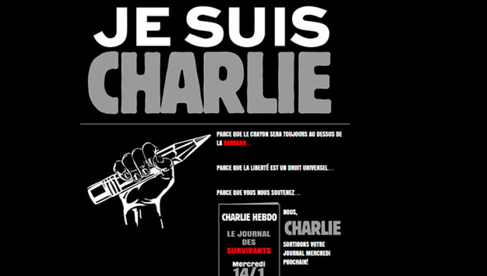 Ilustración en la web del Charlie Hebdo