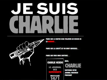 Ilustración en la web del Charlie Hebdo