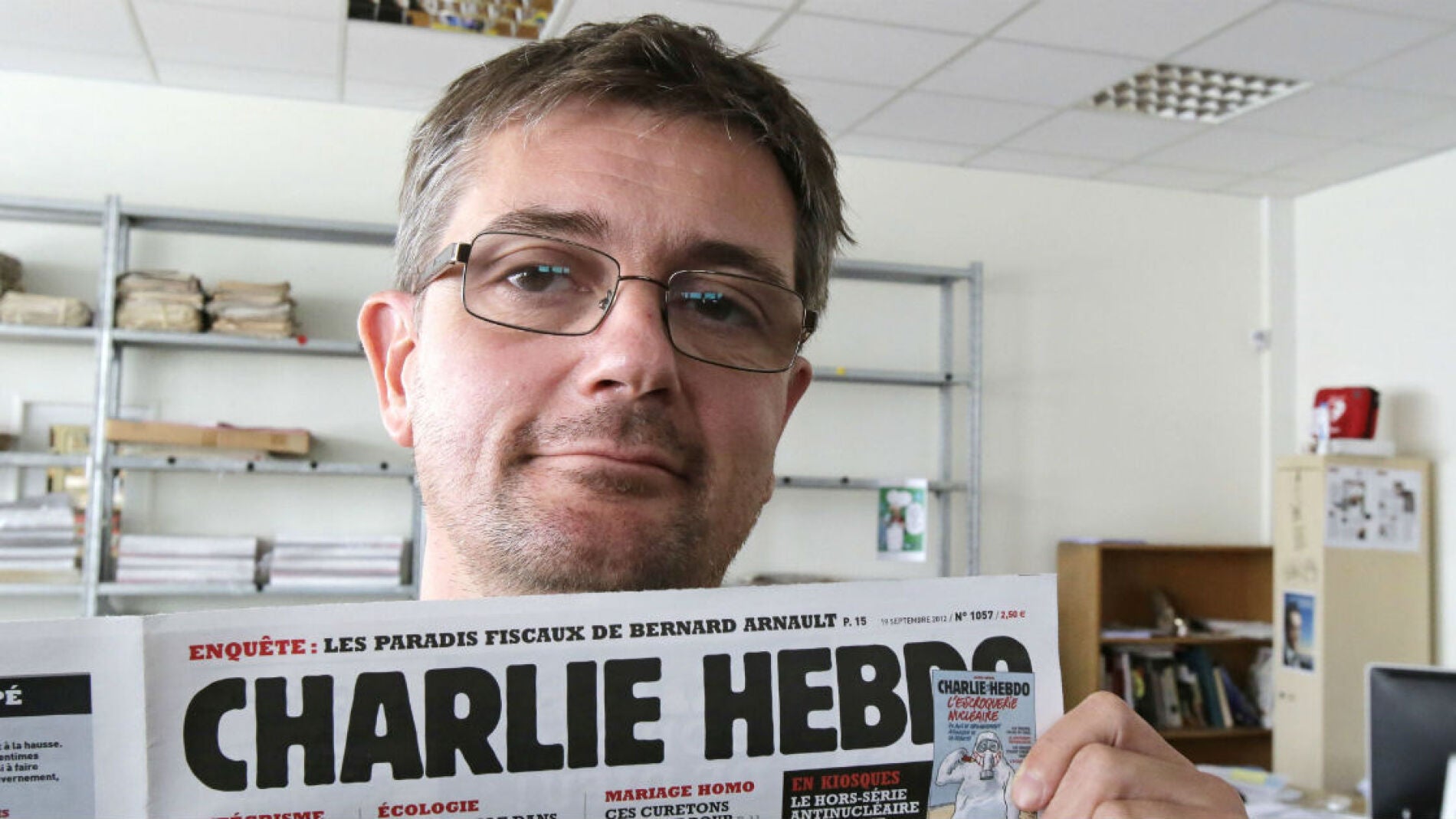 'Charb', director de Charlie Hebdo