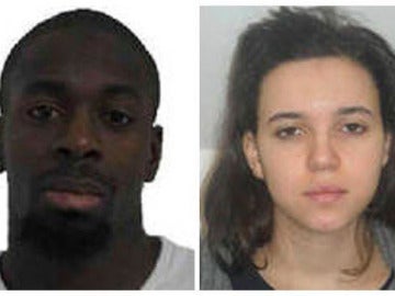 Amedy Coulibaly y Hayat Boumedienne, en una fotografía de la policía francesa