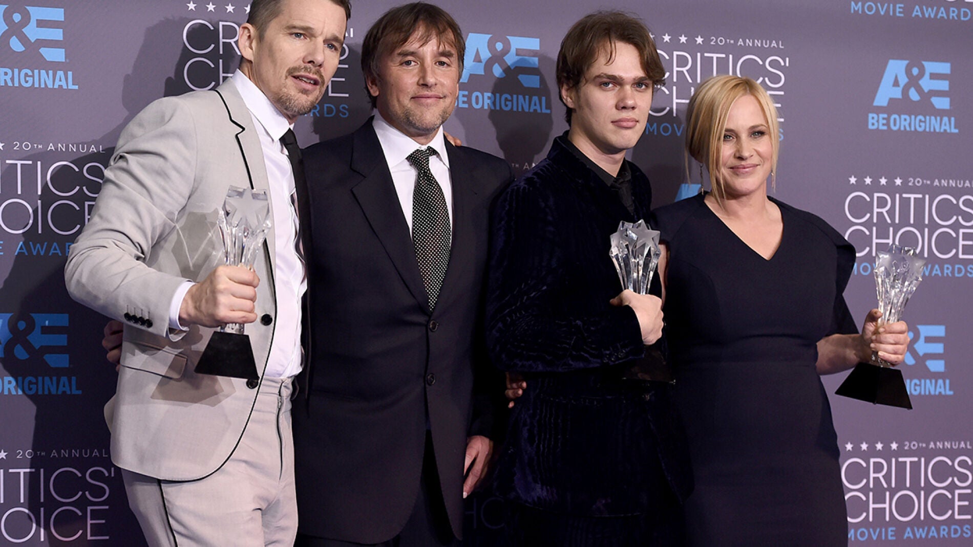 El equipo al completo de 'Boyhood'