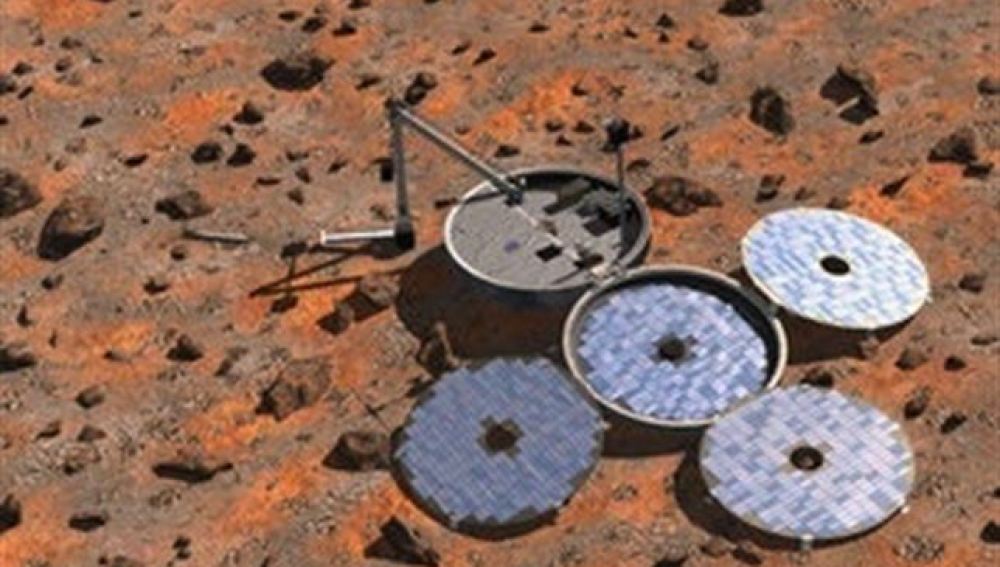 Foto de ESA del Beagle-2 encontrado