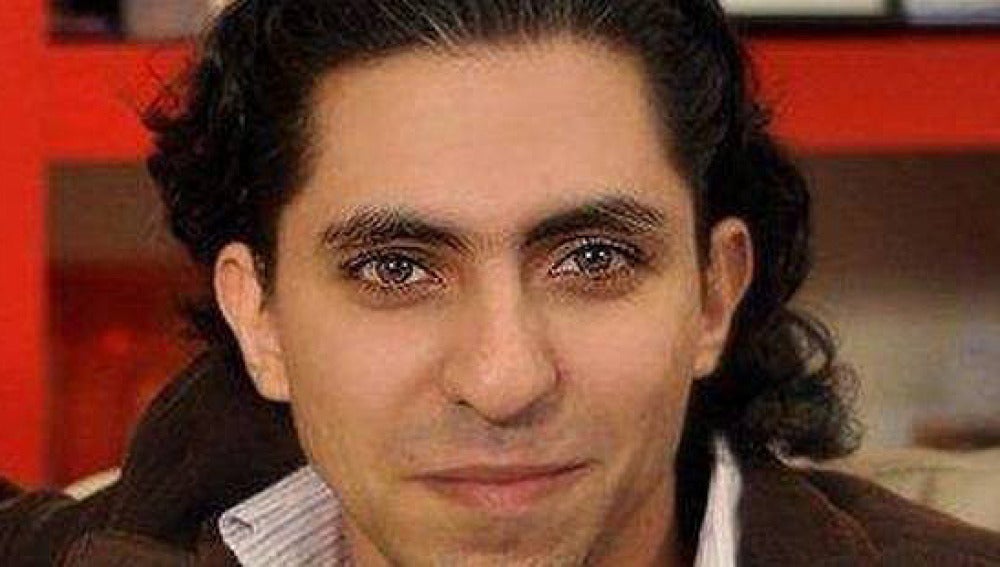Imagen del joven activista Raif Badawi.