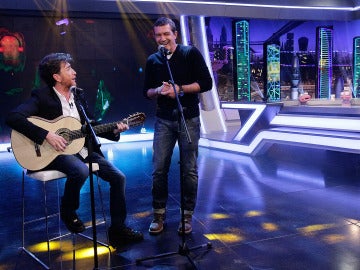 Pablo Motos y Antonio Banderas en El Hormiguero 3.0