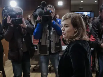 La vicepresidenta del Gobierno, Soraya Sáenz de Santamaría La vicepresidenta del Gobierno, Soraya Sáenz de Santamaría