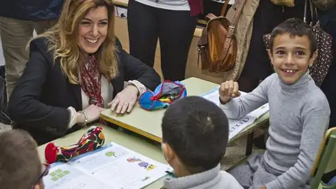 Susana Díaz en la inauguración de un colegio público Susana Díaz en la inauguración de un colegio público