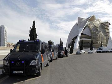 La Policía registra el Palau de les Arts La Policía registra el Palau de les Arts