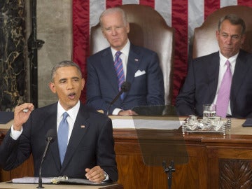 Barack Obama en el discurso del Estado de la Unión