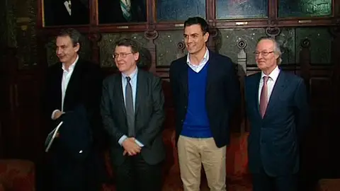 Zapatero y Pedro Sánchez, en el Ateneo de Madrid Zapatero y Pedro Sánchez, en el Ateneo de Madrid