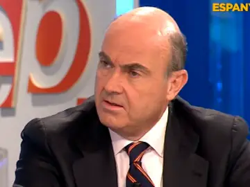 Luis de Guindos, en Espejo Público Luis de Guindos, en Espejo Público