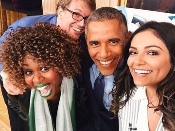 Obama, con tres famosos youtubers