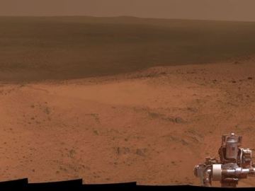 Panorámica de Marte capturada por el rover Opportunity