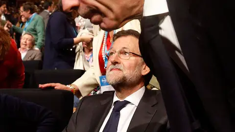 Aznar y Rajoy, en la Convención Nacional del PP Aznar y Rajoy, en la Convención Nacional del PP