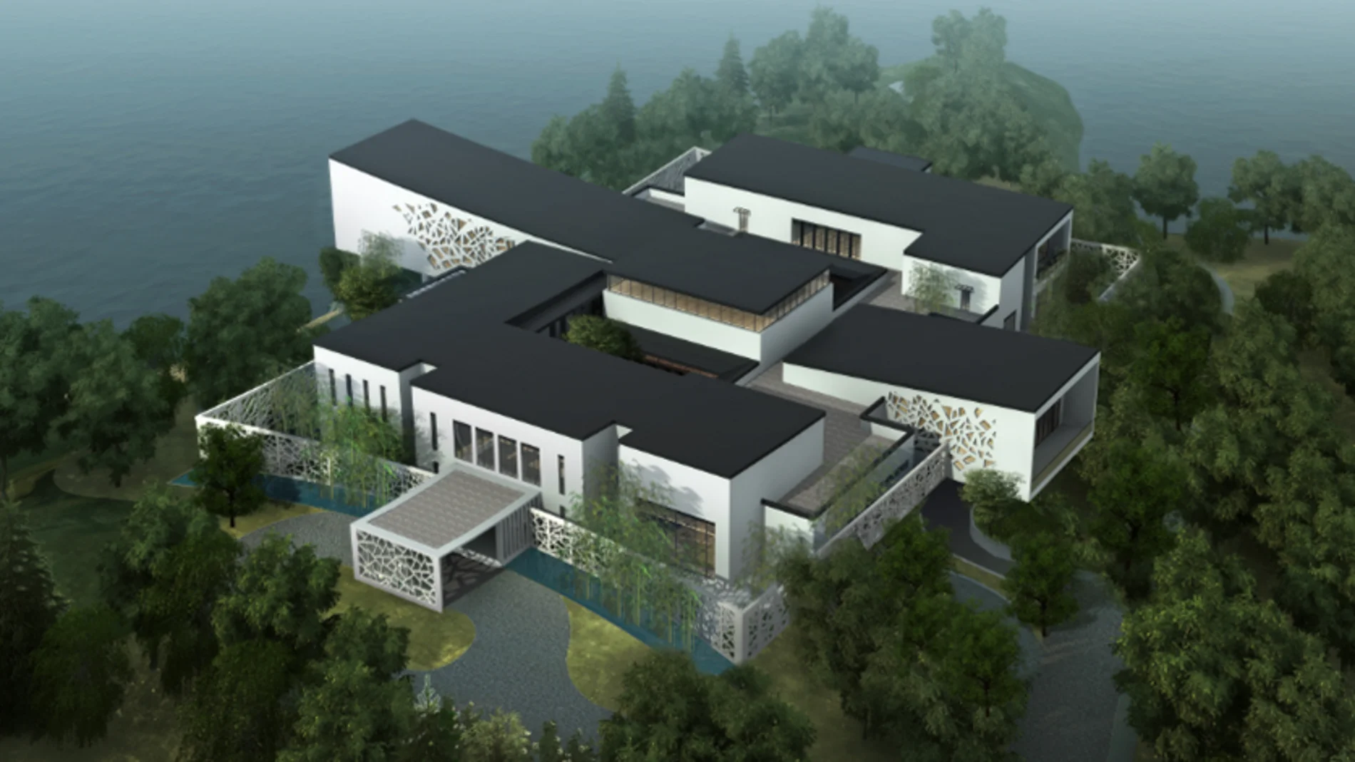 Mansión construida con impresora 3D Mansión construida con impresora 3D