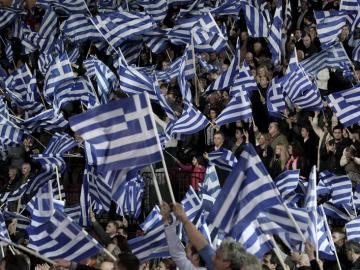 Cierre de campaña en Grecia