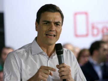 Pedro Sánchez, en un acto