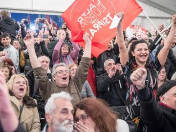 Simpatizantes de Syriza