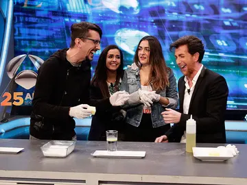 Marron, Inma Cuesta, Candela Peña y Pablo Motos en El Hormiguero 3.0 Marron, Inma Cuesta, Candela Peña y Pablo Motos en El Hormiguero 3.0