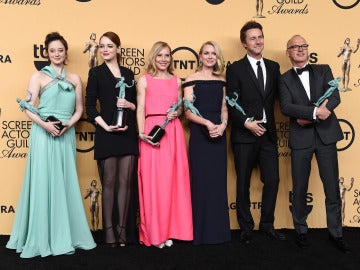 El elenco al completo de 'Birdman'