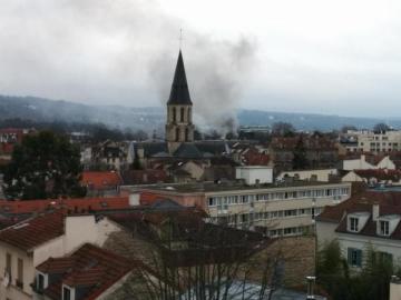 Incendio en casa de Jean-Marie Le Pen
