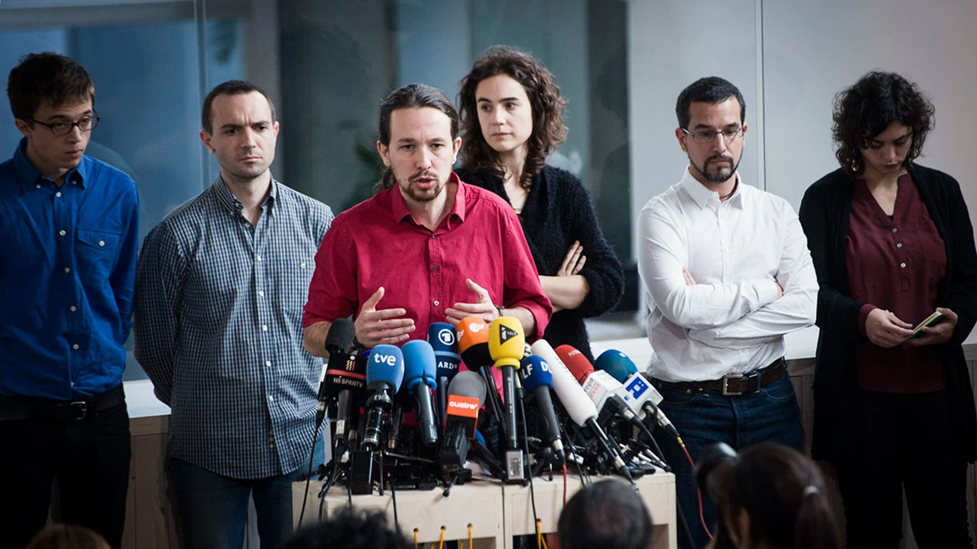 Pablo Iglesias comparece ante los medios Pablo Iglesias comparece ante los medios