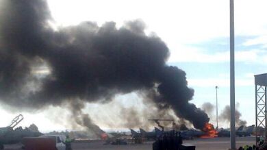 Defensa confirma diez muertos en el accidente del F-16 griego en Albacete