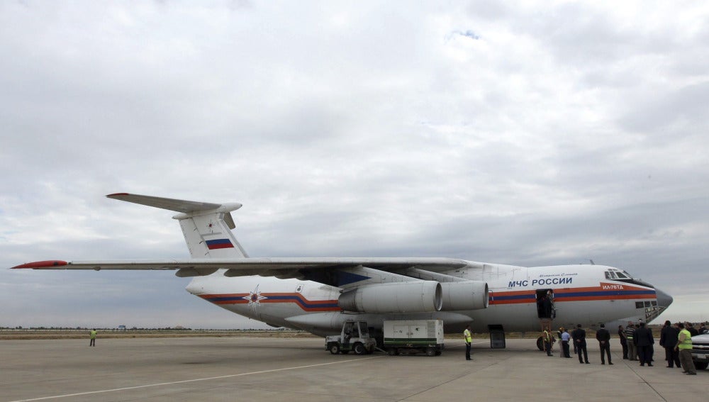Un avión ruso aterriza en el aeropuerto de Bagdad