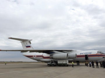 Un avión ruso aterriza en el aeropuerto de Bagdad Un avión ruso aterriza en el aeropuerto de Bagdad