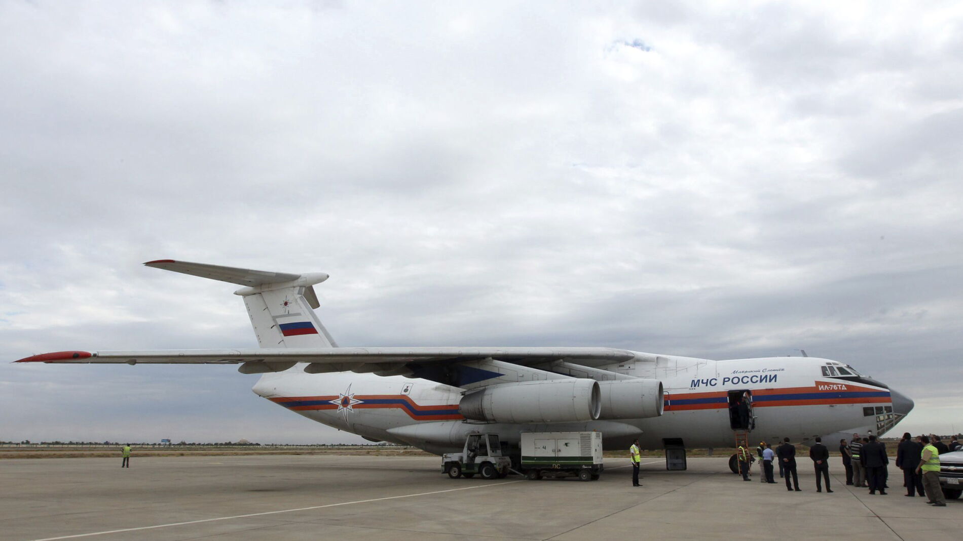 Un avi&oacute;n ruso aterriza en el aeropuerto de Bagdad