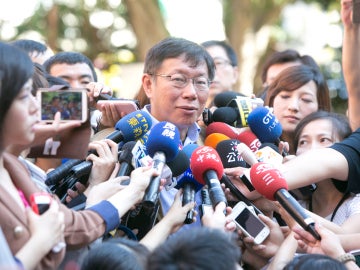 El alcalde de Taipei, Ko Wen-je