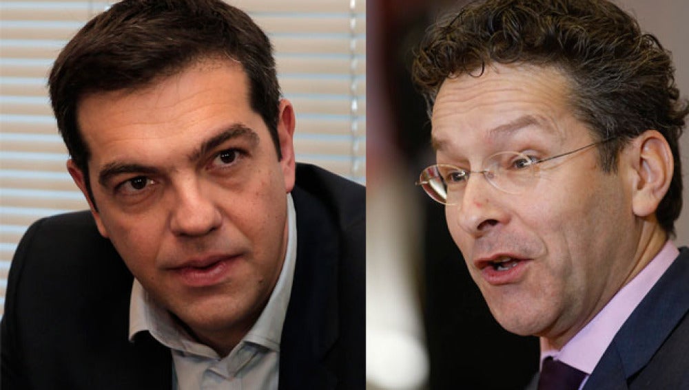 Tsipras y Jeroen Dijsselbloem
