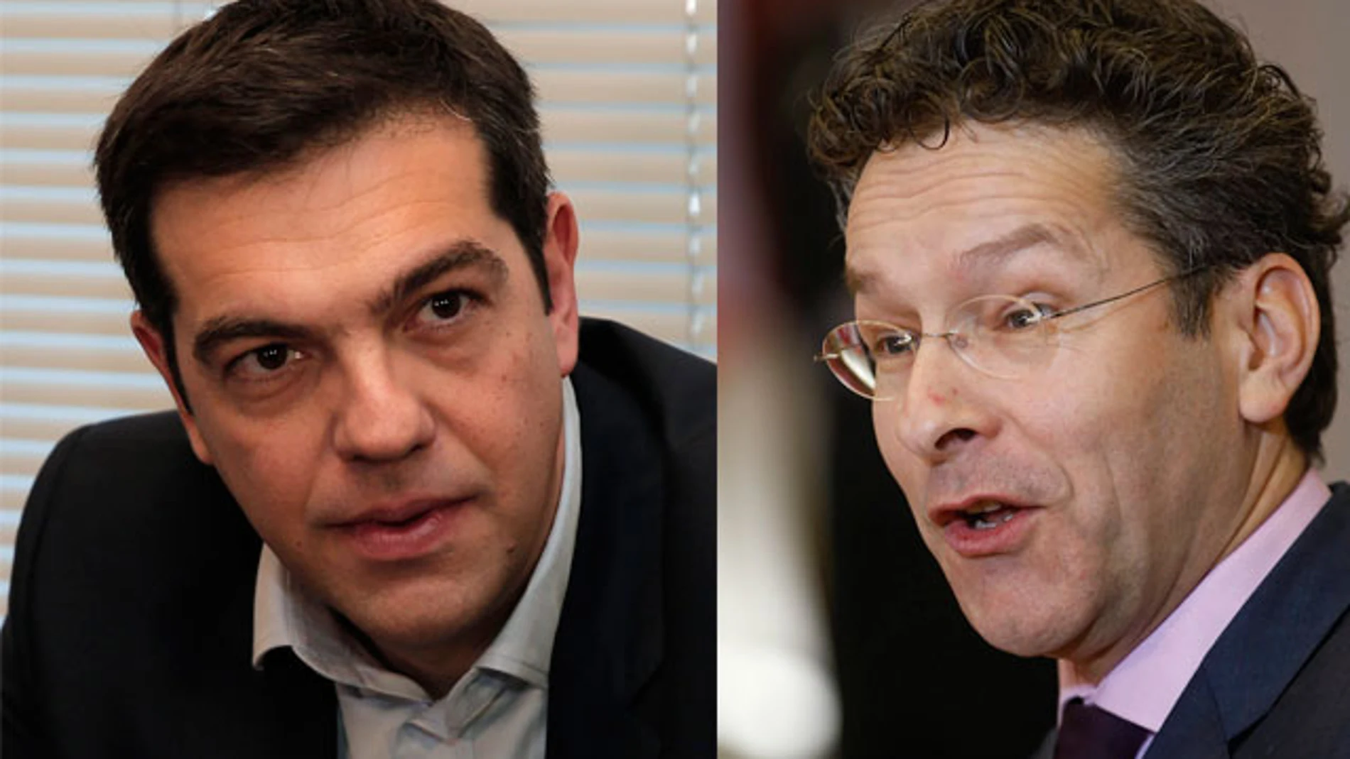 Tsipras y Jeroen Dijsselbloem Tsipras y Jeroen Dijsselbloem