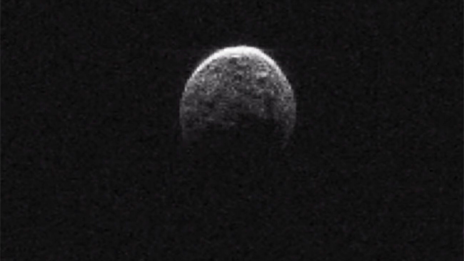 Imagen de la 'peque&ntilde;a luna' encontrada en el asteroide.